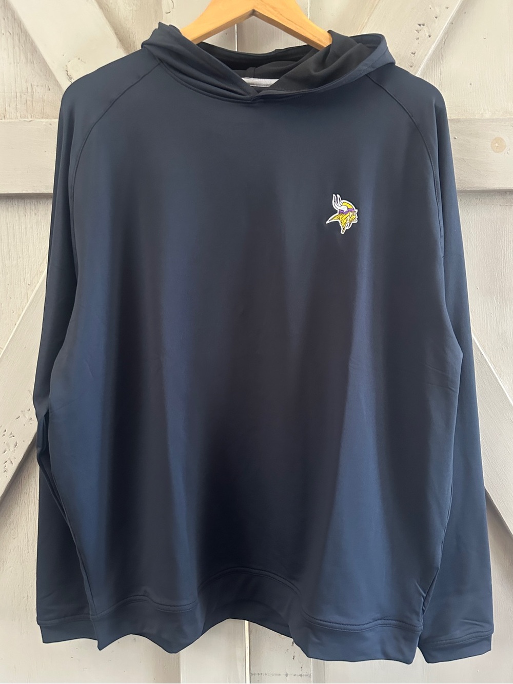 Minnesota Vikings Peter Millar Pine Performance Hoodie Black L